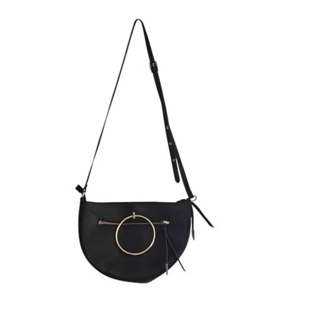 Foley + Corinna Women's Limelight Ciry Crescent Crossbody Bag with Ring Handles